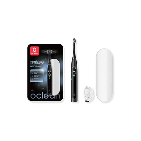 Oclean zestaw szczoteczka soniczna i etui X Kids S, czarny