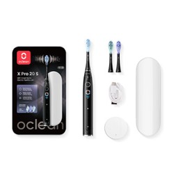 Oclean zestaw szczoteczki sonicznej i etui X PRO 20 S, czarny