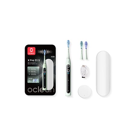 Oclean zestaw szczoteczki sonicznej i etui X PRO 20 S, biały
