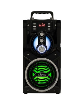 MEDIA-TECH PARTYBOX BT-KOMPAKTOWY GŁOSNIK BLUETOOTH STEREO Z WBUDOWANYM GŁOSNIKIEM BASOWYM, FUNKCJA KARAOKE MT3150