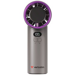 Verbatim Wentylator ręczny, Cool ,n, Go Ice Touch, szary / fioletowy