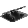 Powerton ERGO STEPPER Podstawa podnóżek ergonomiczny, czarny