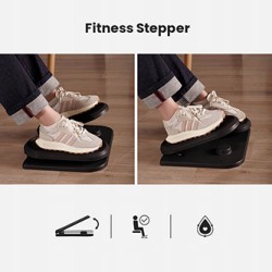 Powerton ERGO STEPPER Podstawa podnóżek ergonomiczny, czarny