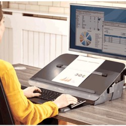 Fellowes HANA Uchwyt dokumentów, czarny