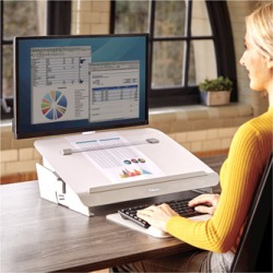Fellowes HANA Uchwyt dokumentów, biały