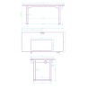 ULTRADESK UPLIFT Biurko 160X75 cm, 72-118 cm, biało-czarny