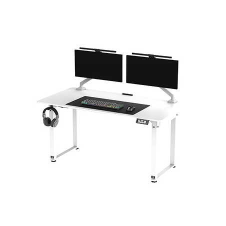 ULTRADESK UPLIFT Biurko 160x75 cm, 72-118 cm, biało-biały