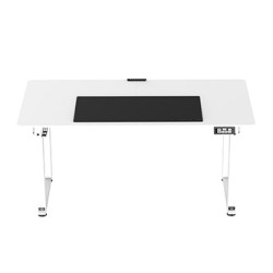 ULTRADESK UPLIFT Biurko 160x75 cm, 72-118 cm, biało-biały