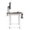 ULTRADESK UPLIFT Biurko 160x75 cm, 72-118 cm, biało-brązowy