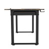 ULTRADESK UPLIFT Biurko 160x75 cm, 72-118 cm, czarno-brązowy