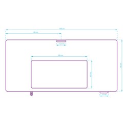 ULTRADESK UPLIFT Biurko 160x75 cm, 72-118 cm, czarno-brązowy