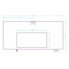ULTRADESK UPLIFT Biurko 160x75 cm, 72-118 cm, czarno-brązowy