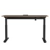ULTRADESK PULSAR Biurko dla dzieci z elektryczną regulacją wysokości z uchwytem słuchawki i kable 120X60 cm, czarny