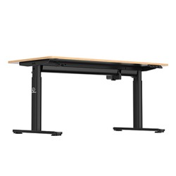 ULTRADESK PULSAR Biurko dla dzieci z elektryczną regulacją wysokości z uchwytem słuchawki i kable 120X60 cm, czarny