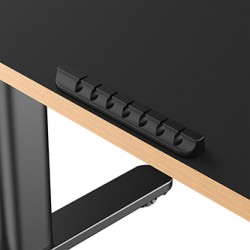 ULTRADESK PULSAR Biurko dla dzieci z elektryczną regulacją wysokości z uchwytem słuchawki i kable 120X60 cm, czarny