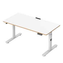 ULTRADESK PULSAR Biurko dla dzieci z elektryczną regulacją wysokości z uchwytem słuchawki i kable 120X60 cm, biały