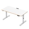 ULTRADESK PULSAR Biurko dla dzieci z elektryczną regulacją wysokości z uchwytem słuchawki i kable 120X60 cm, biały