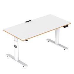 ULTRADESK PULSAR Biurko dla dzieci z elektryczną regulacją wysokości z uchwytem słuchawki i kable 120X60 cm, biały