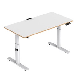 ULTRADESK PULSAR Biurko dla dzieci z elektryczną regulacją wysokości z uchwytem słuchawki i kable 120X60 cm, biały