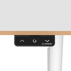 ULTRADESK PULSAR Biurko dla dzieci z elektryczną regulacją wysokości z uchwytem słuchawki i kable 120X60 cm, biały