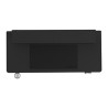 ULTRADESK HIGHLANDER XXL BLACK Biurko z elektryczną regulacją wysokości z uchwytem słuchawki i kable 160X70 cm, czarny