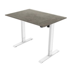 Powerton ERGO Blat biurka 120x75x1,8 cm, Oxid