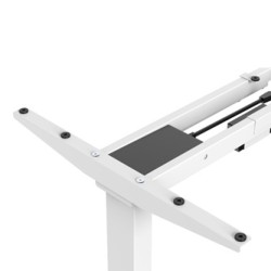 Powerton ERGO UNO Stelaż / podstawa biurka z elektryczną regulacją wysokości 100 kg nośność, biały