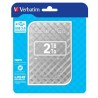 Verbatim zewnętrzny dysk twardy, Store N Go, 2.5", USB 3.0 (3.2 Gen 1), 2TB, 2000GB, 53198, srebrny