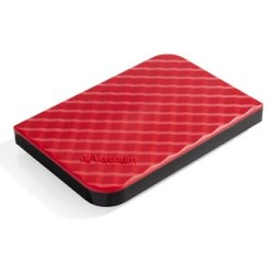 Verbatim zewnętrzny dysk twardy, Store N Go, 2.5", USB 3.0 (3.2 Gen 1), 1TB, 1000GB, 53203, czerwony