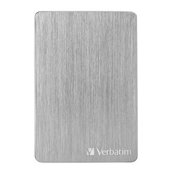 Verbatim zewnętrzny dysk twardy, Store,n,Go ALU Slim, 2.5", USB 3.0, 1TB, 1000GB, 53663, srebrny