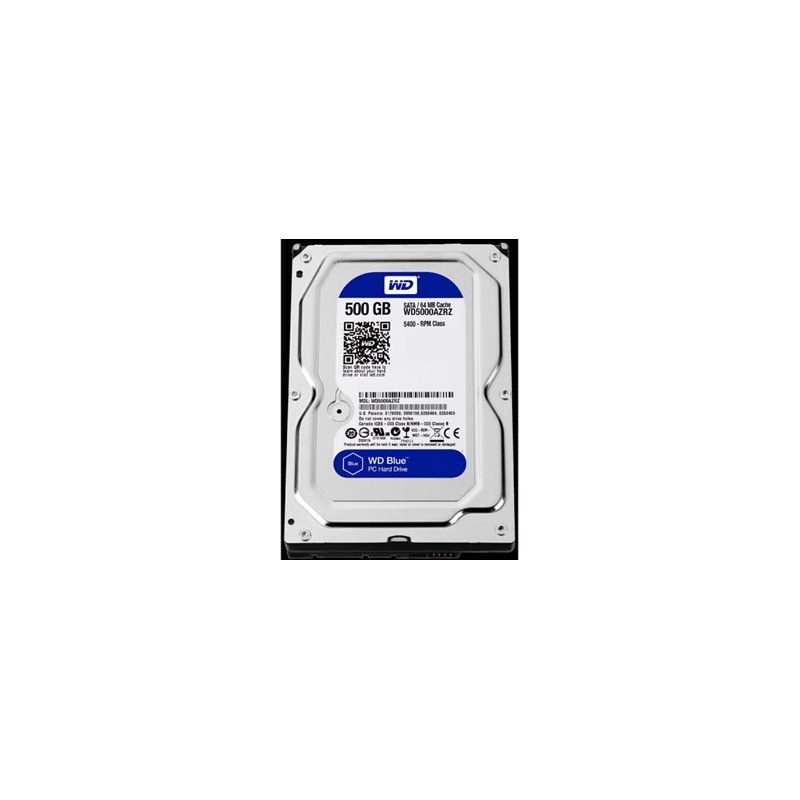 Western Digital wewnętrzny dysk twardy, WD Blue, 3.5", SATA III, 0,5TB, 500GB, WD5000AZRZ