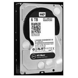 Western Digital wewnętrzny dysk twardy, WD Black, 3.5", SATA III, 6TB, 6000GB, WD6001FZWX