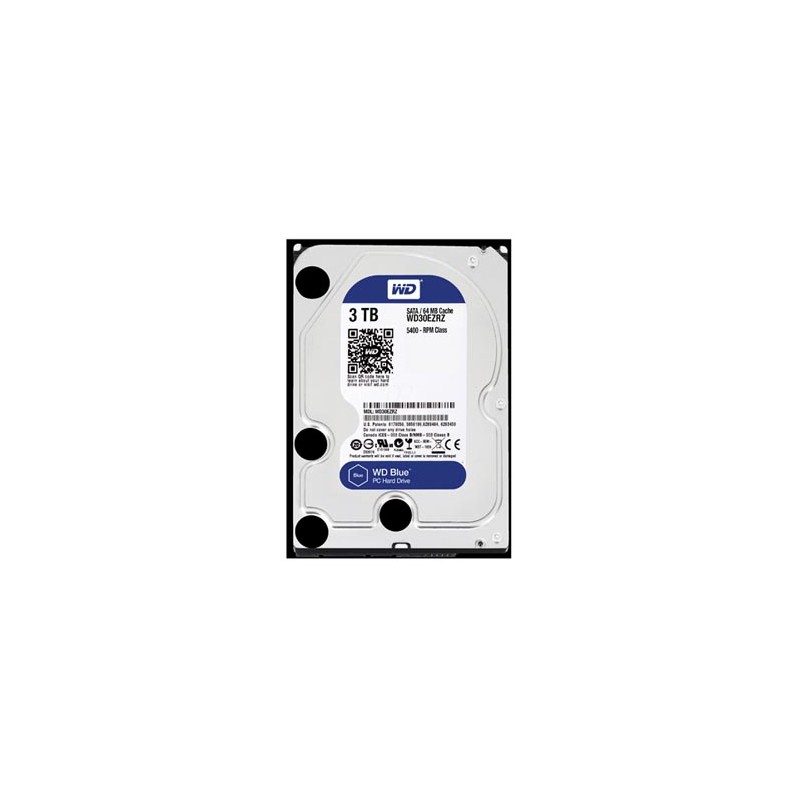 Western Digital wewnętrzny dysk twardy, WD Blue, 3.5", SATA III, 3TB, 3000GB, WD30EZRZ