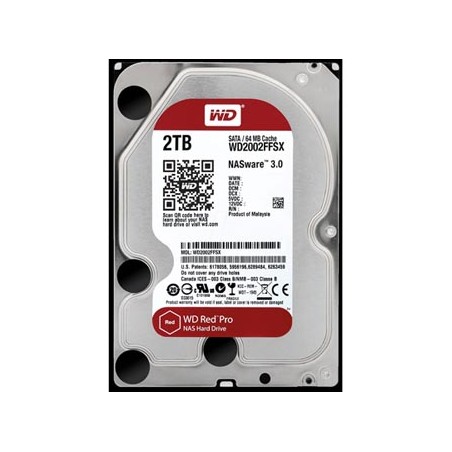 Dysk NAS, Western Digital, 3.5", 2000GB, 2TB, WD RED Pro, SATA III, 7200, WD2002FFSX