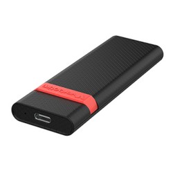 Obudowy dysku SSD M.2 NVMe, Verbatim, USB-C (3.2 Gen 2), 32261, czarno/czerwony