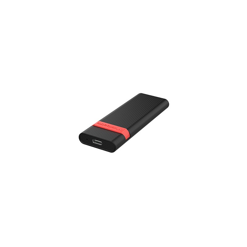 Obudowy dysku SSD M.2 NVMe, Verbatim, USB-C (3.2 Gen 2), 32261, czarno/czerwony