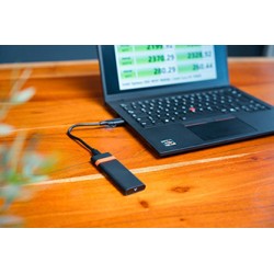 Obudowy dysku SSD M.2 NVMe, Verbatim, USB-C (3.2 Gen 2), 32261, czarno/czerwony