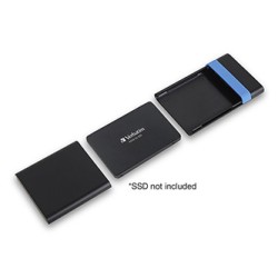 Zestaw obudowa dysku 2,5,, HDD/SSD, Verbatim, 2.5", Store,N,Go, USB 3.0 (3.2 Gen 1), 53106, czarna