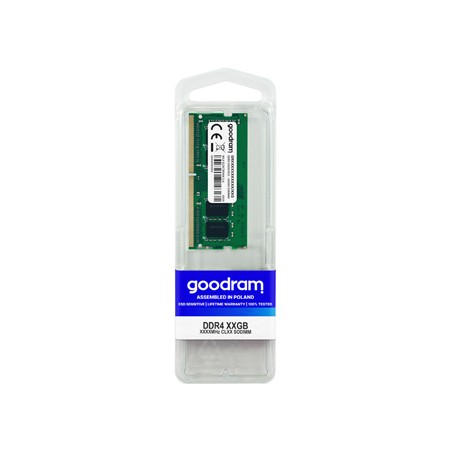 DRAM Goodram DDR4 SODIMM 8GB 2666MHz CL19 SR 1,2V