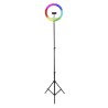 Powerton LIFE RING LIGHT, lampa pierścieniowa 13", regulacja barwy i intensywności światła, uchwyt telefonu i statyw, EOL