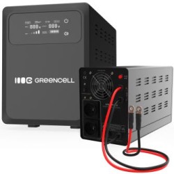 Green Cell Nieprzerwany power zasilanie UPS 800VA 500W z LCD display PowerCore 12 VDC