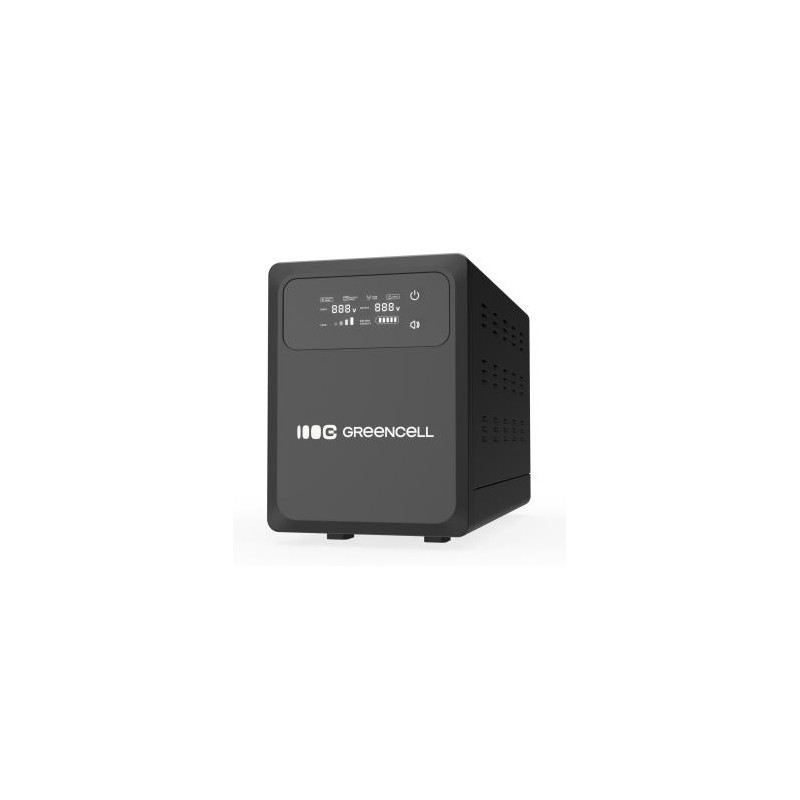 Green Cell Nieprzerwany power zasilanie UPS 1200VA 800W z LCD display