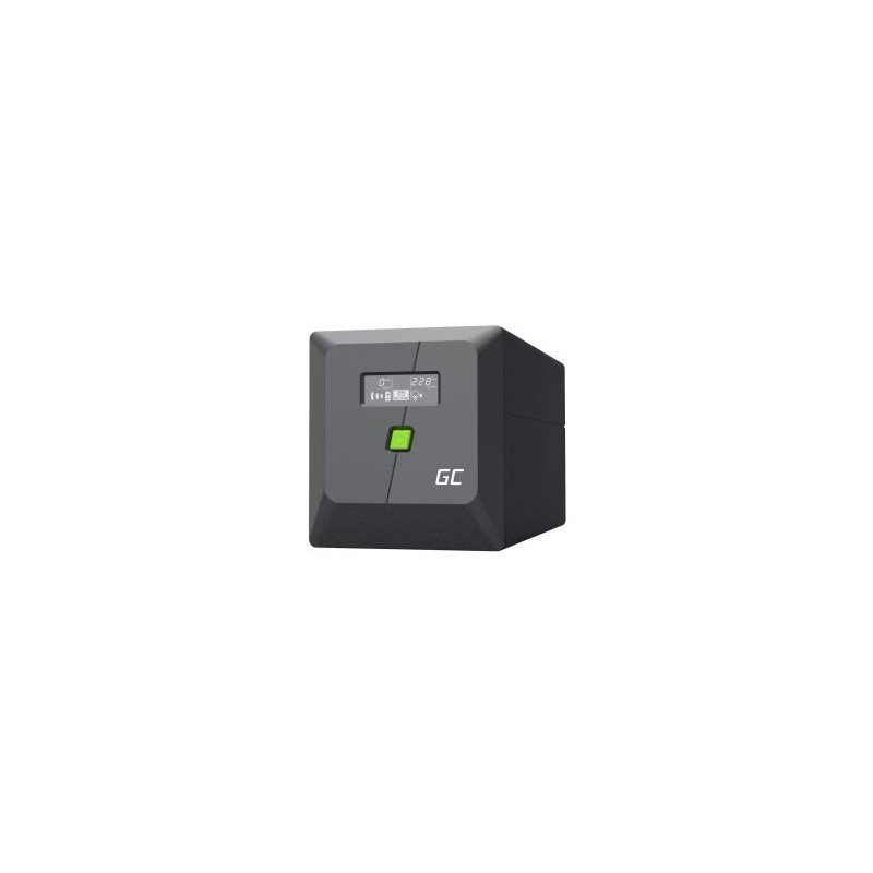 Zasilacz awaryjny UPS Greencell 750VA 480W PowerProof z LCD display