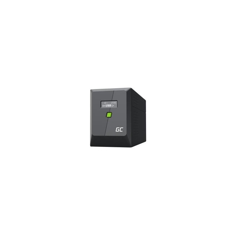 Zasilacz awaryjny UPS Greencell 1500VA 1050W PowerProof z LCD display