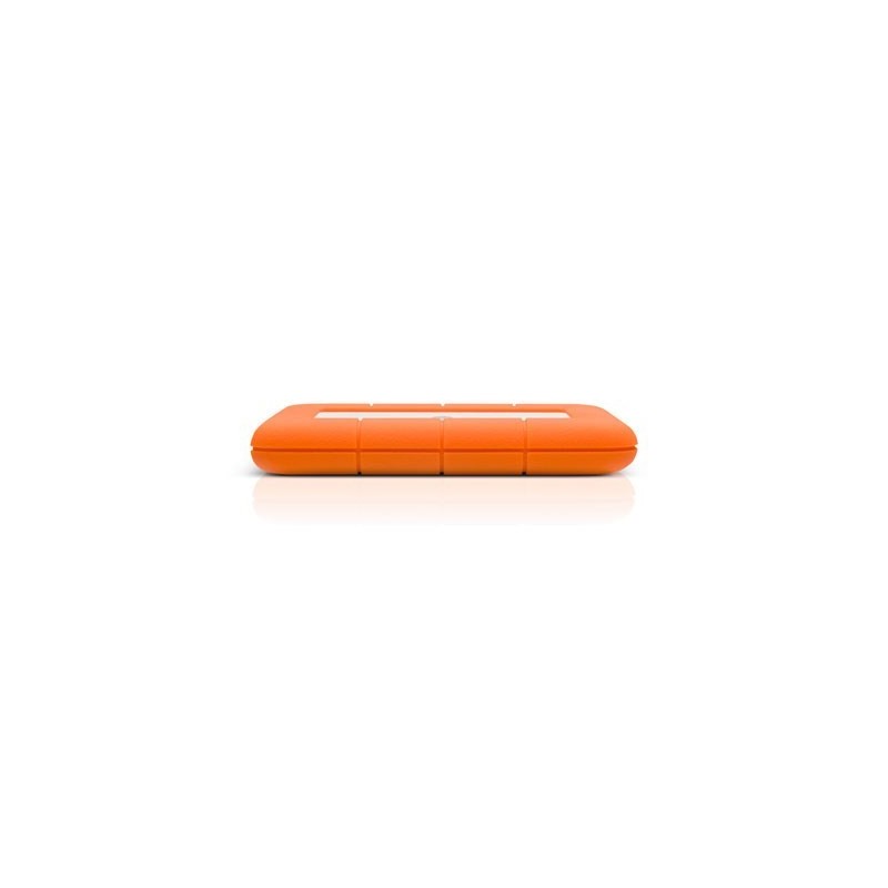 LaCie Rugged Mini zewnętrzny dysk twarde 2 TB 5400 RPM Micro-USB B 3.2 Gen 1 (3.1 Gen 1) Pomarańczowy, Srebrny
