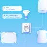 Gniazdko Mini Smart Plug Wi-Fi, konfiguracja z WiFi, max. 3680W, biała, TP-LINK, Kontrola głosem, Monitorowanie zużycia energii