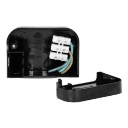 Czujnik ruchu 230V 50Hz, 12m, max. 1200W, czarny, ORNO, 180°, IP44, podczerwień