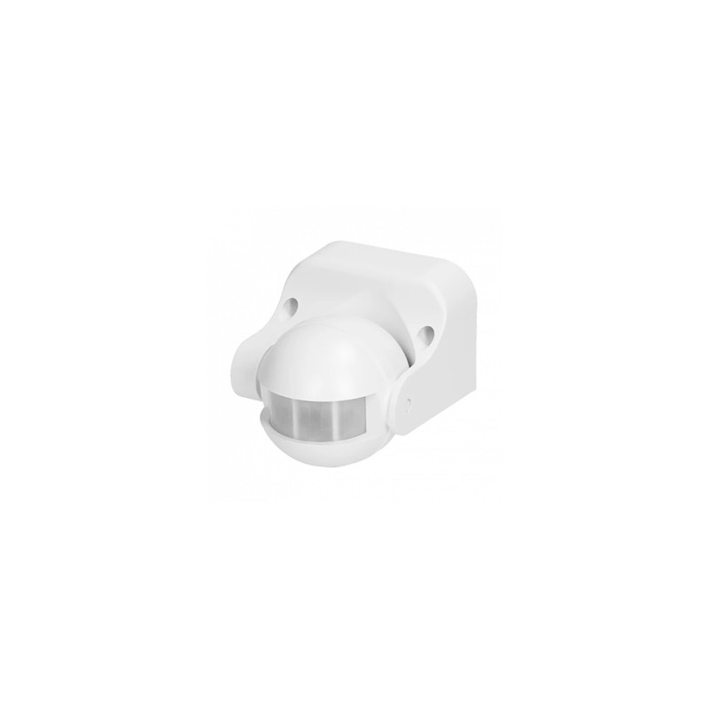 Czujnik ruchu 230V 50Hz, 12m, max. 1200W, biały, ORNO, 180°, IP44, podczerwień
