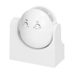 Czujnik ruchu 230V 50Hz, 12m, max. 1200W, biały, ORNO, 180°, IP44, podczerwień