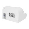 Czujnik ruchu 230V 50Hz, 12m, max. 1200W, biały, ORNO, 180°, IP44, podczerwień